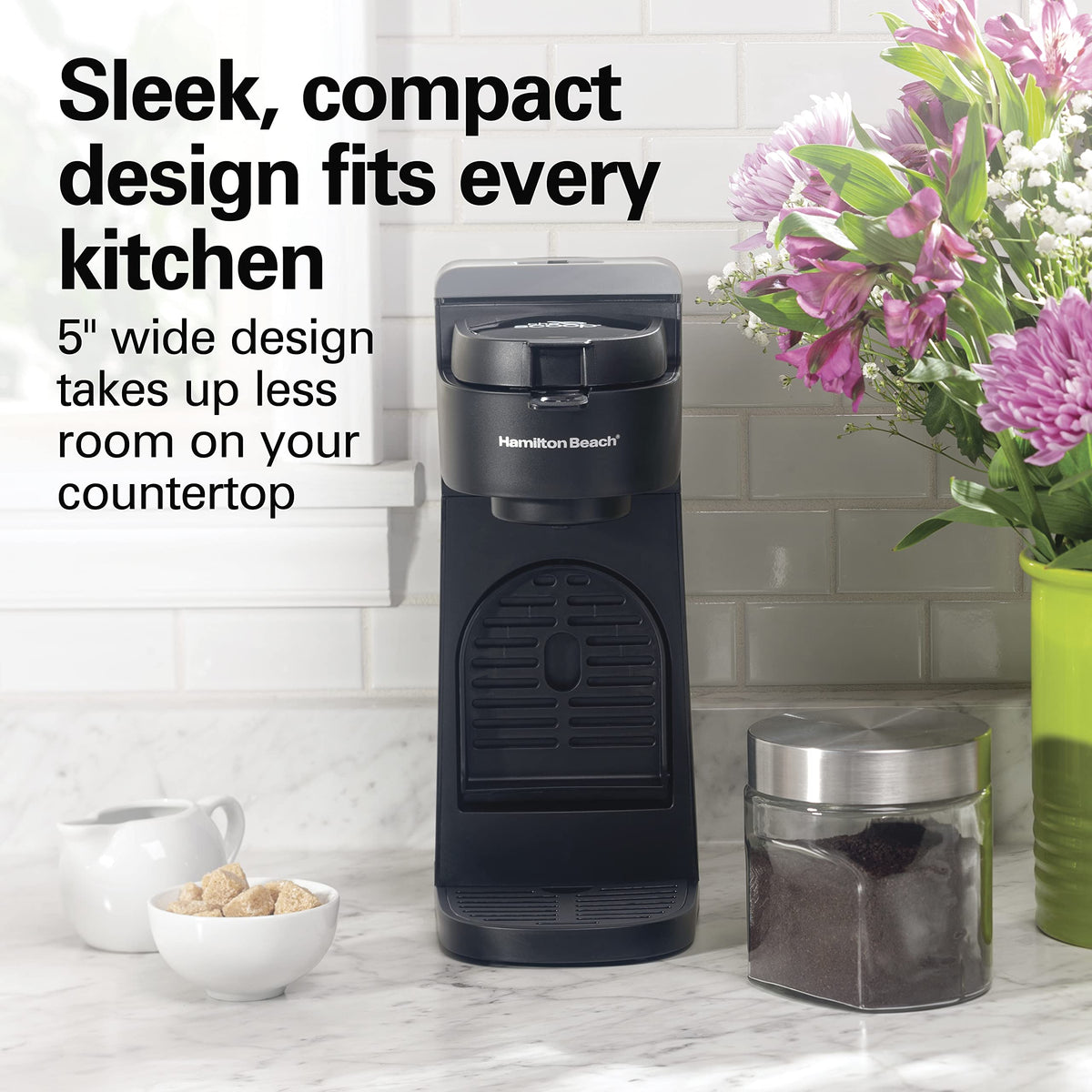 No pods needed, streamlining your morning routine and cleanup.