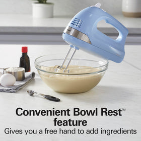 Dishwasher-safe attachments simplify cleanup after mixing tasks.