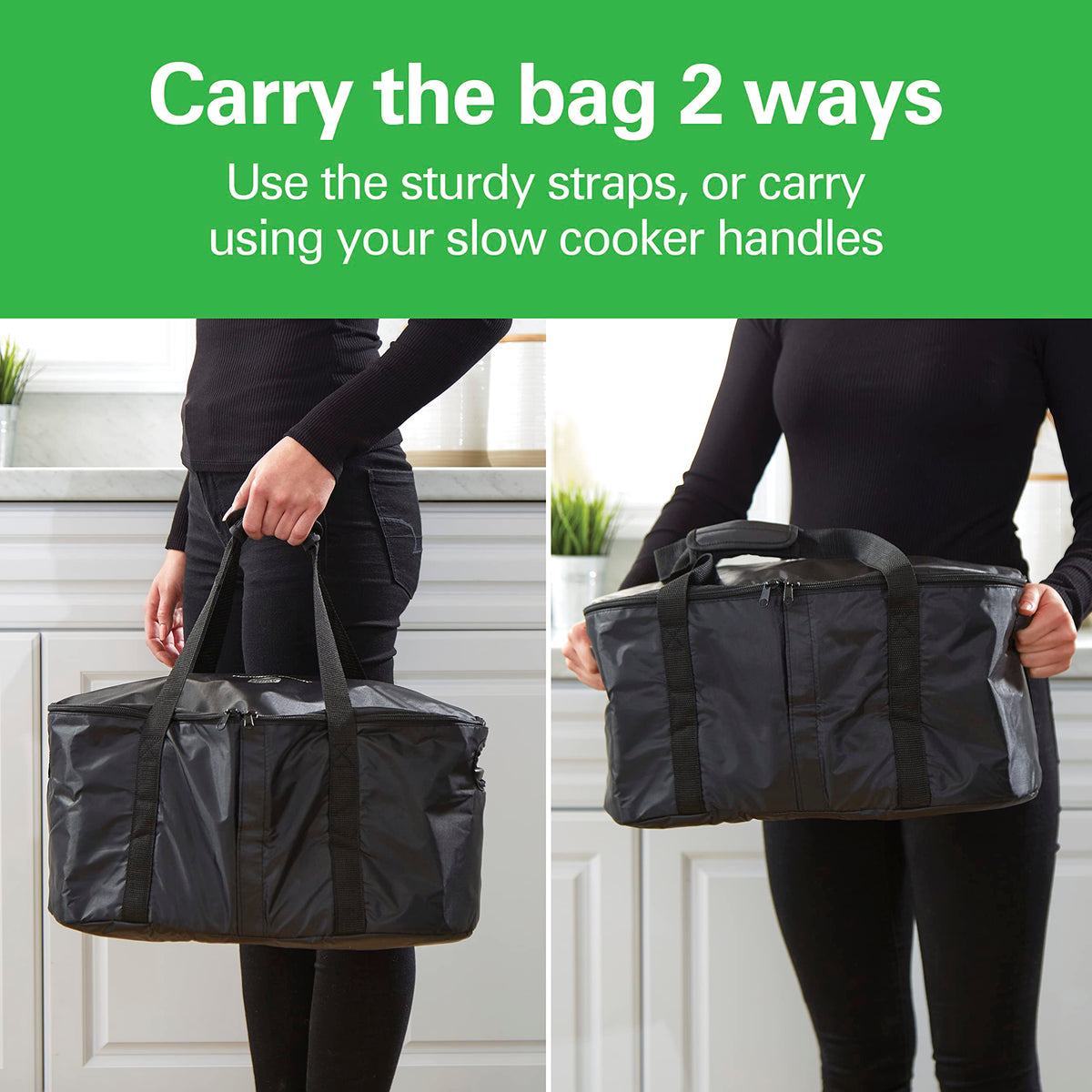 Hamilton Beach transport-ready bag ideal for on-the-go meals