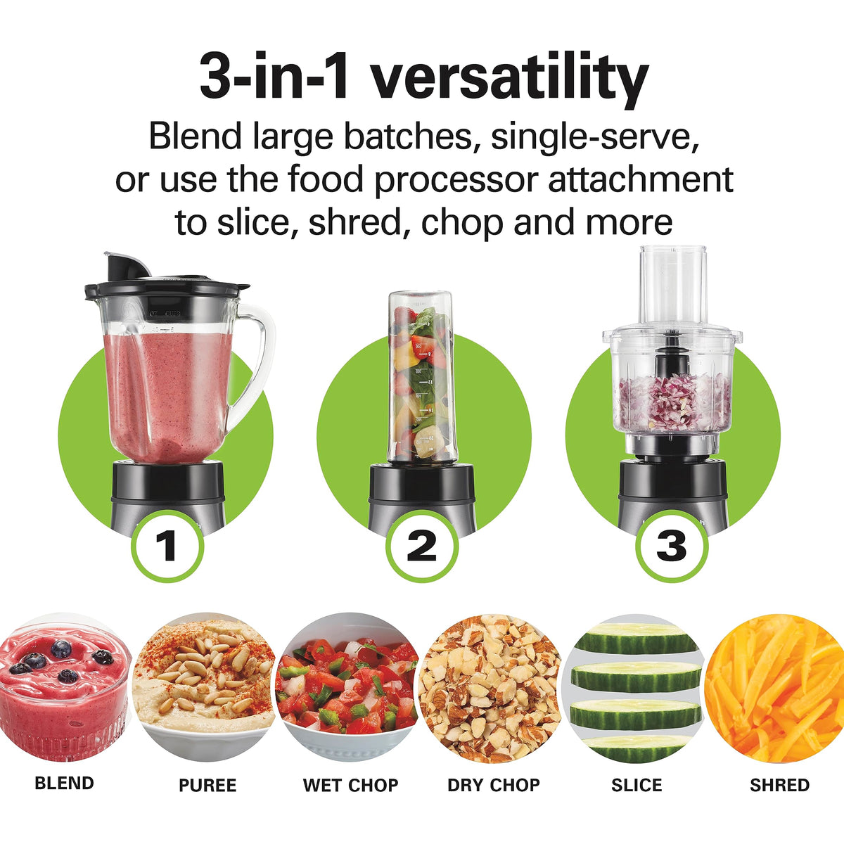 Hamilton Beach travel cup for on-the-go smoothies and beverages.
