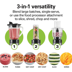 Hamilton Beach travel cup for on-the-go smoothies and beverages.