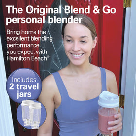 Hamilton Beach two jars for shakes provide backup blending versatility.