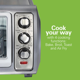 Hamilton Beach two rack positions offer versatile arrangement for varied recipes