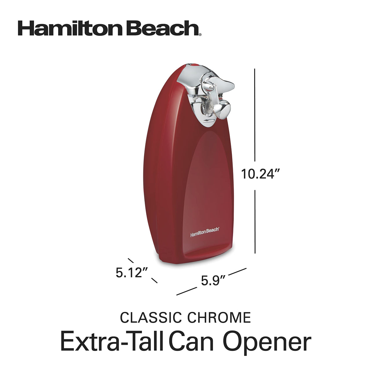 UL-listed Hamilton Beach kitchen tool for trusted safety and quality.