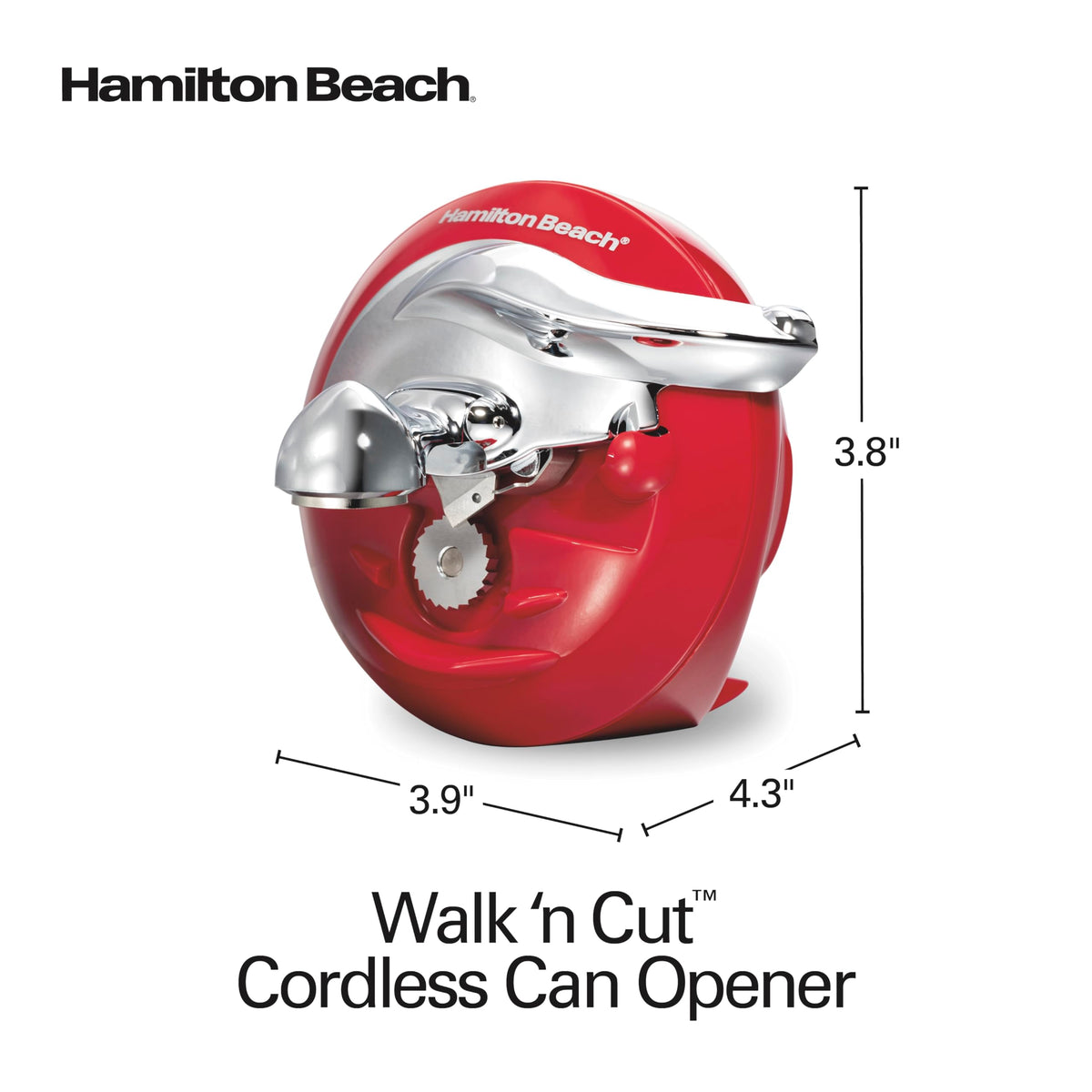 Hamilton Beach Walk 'n Cut auto shut-off for safe operation