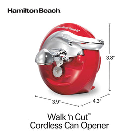Hamilton Beach Walk 'n Cut auto shut-off for safe operation