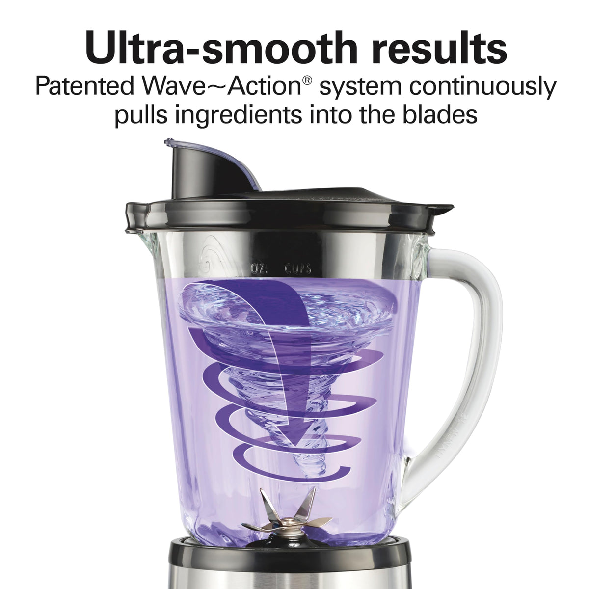 Hamilton Beach Wave Crusher Blender control panel for easy presets