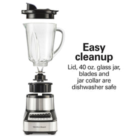 Hamilton Beach Wave Crusher Blender dishwasher safe parts for easy cleanup