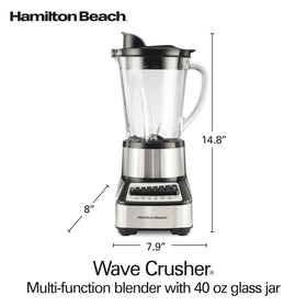 Hamilton Beach Wave Crusher Blender in a modern kitchen setup