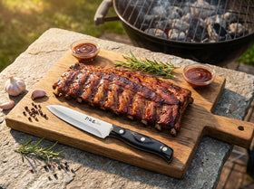 HAMMER IRON ALLEY paring knife set white 4 inch blade for nimble prep