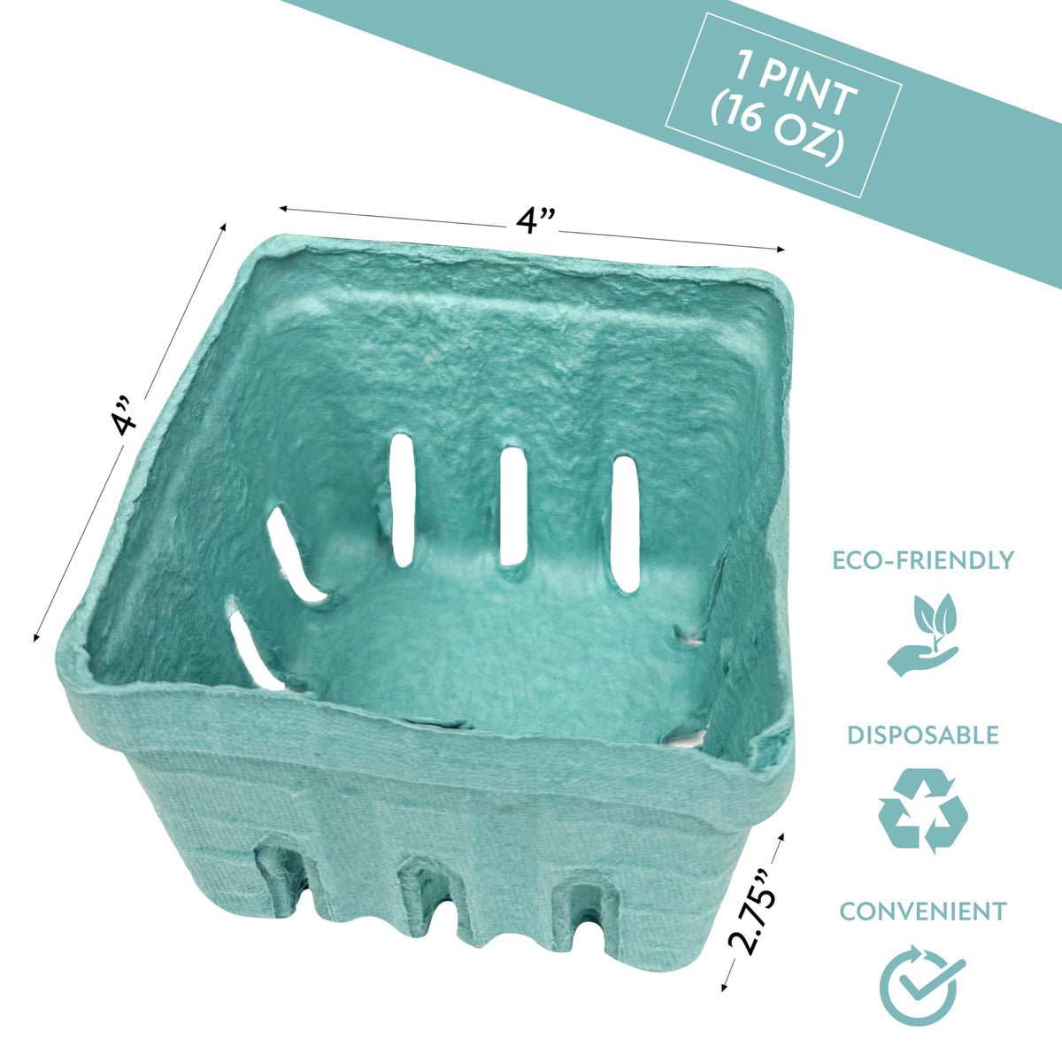 Hampton Distribution fridge-ready berry basket stores strawberries securely