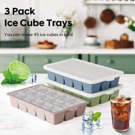 HANCELANT ice cubes 1.3-inch size ideal for cocktails and baby food purees.