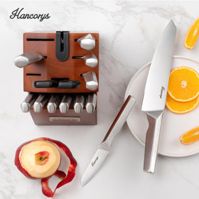 Hancorys kitchen shear and utility knife complete versatile prep.