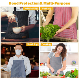 Handepo 4-piece apron set makes a thoughtful gift.