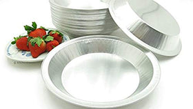 Handi-Foil 9inch pie pan side wall, smooth interior for generous fillings