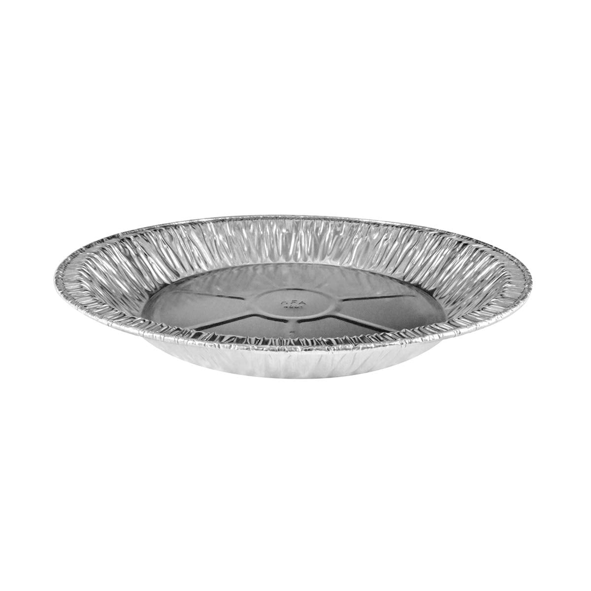 Handi-Foil oven-safe 11-inch pie pan ideal for reheating and serving.