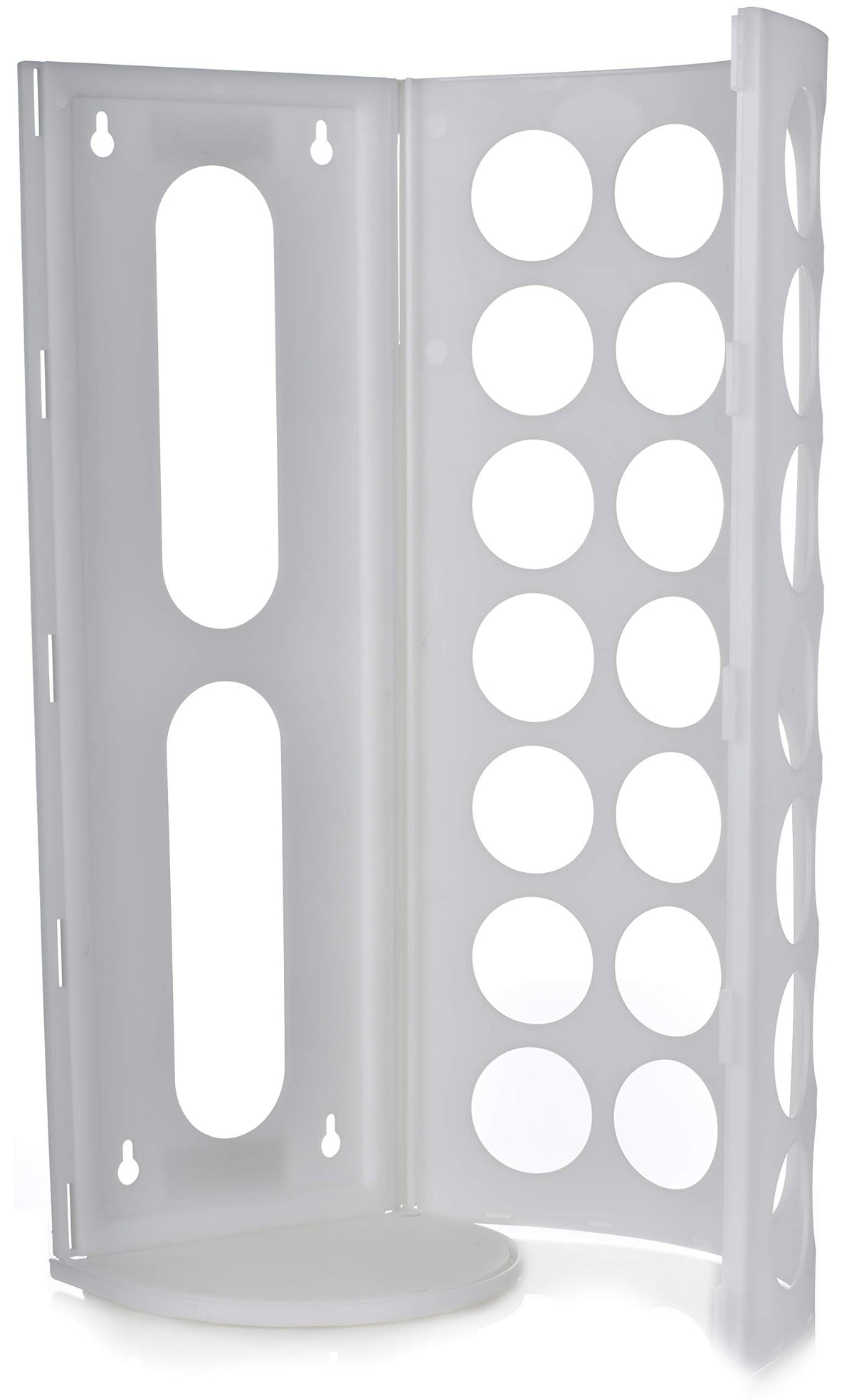 Handy Laundry two-pack bag dispenser mounted on wall keeps clutter at bay.