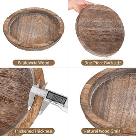 Hanobe tray with napkins and candle holder, versatile for dining and decor.