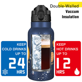 Han's Bottle dishwasher-safe design enables quick cleanup after school