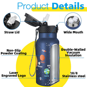 Han's Bottle soft straw lid for kid-friendly sipping and choking safety