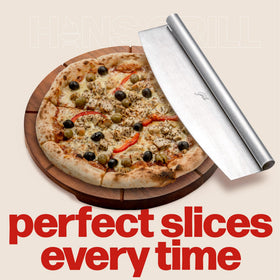 Hans Grill acacia wood board ready for elegant serving and cheese boards