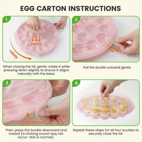 HANSGO 66-slot design helps you arrange eggs neatly for gatherings.