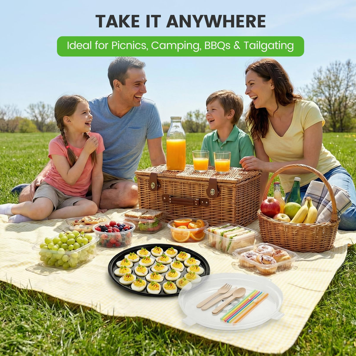 HANSGO BPA-free plastic for durable, reusable kitchen organization