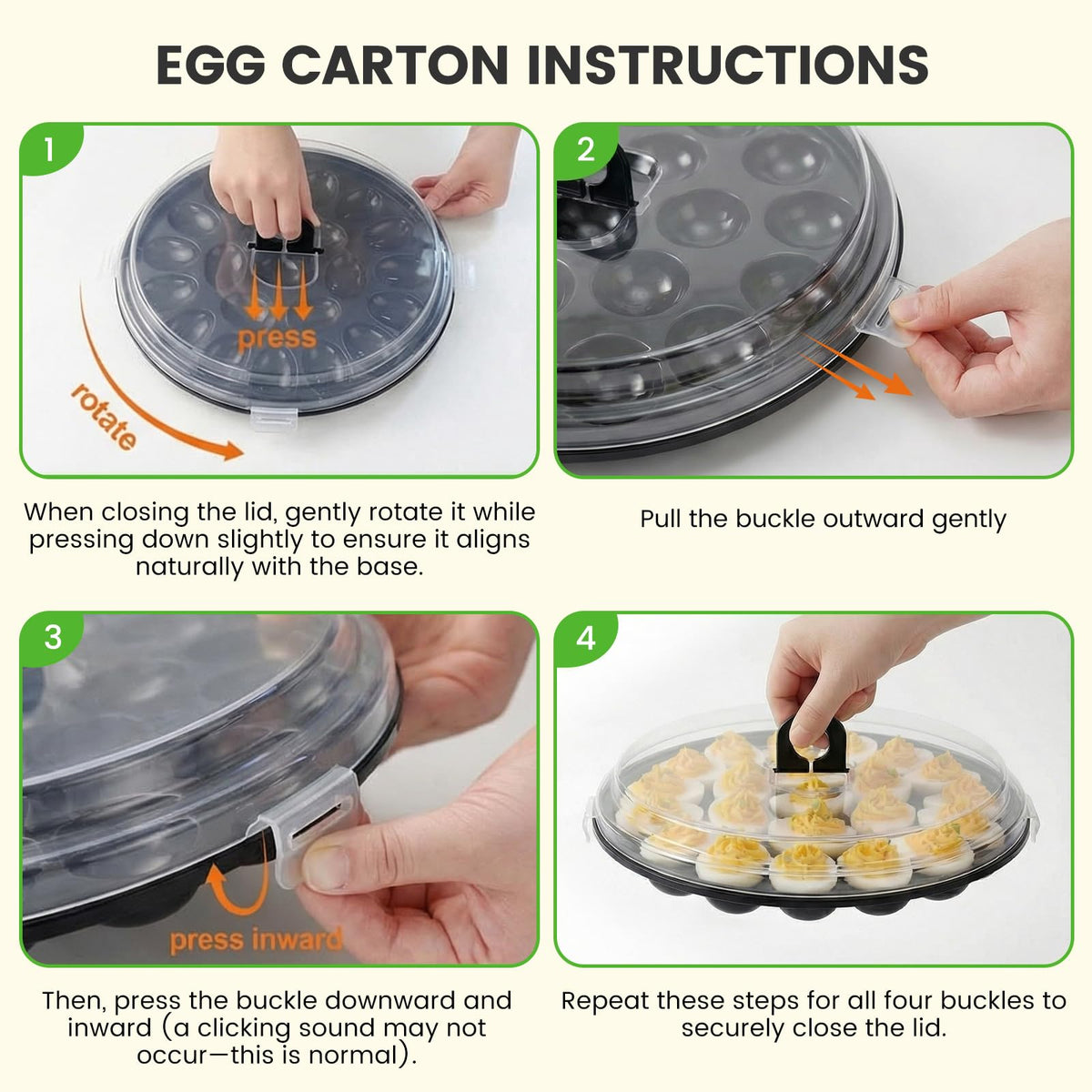 HANSGO easy-to-clean tray keeps cleanup quick after gatherings