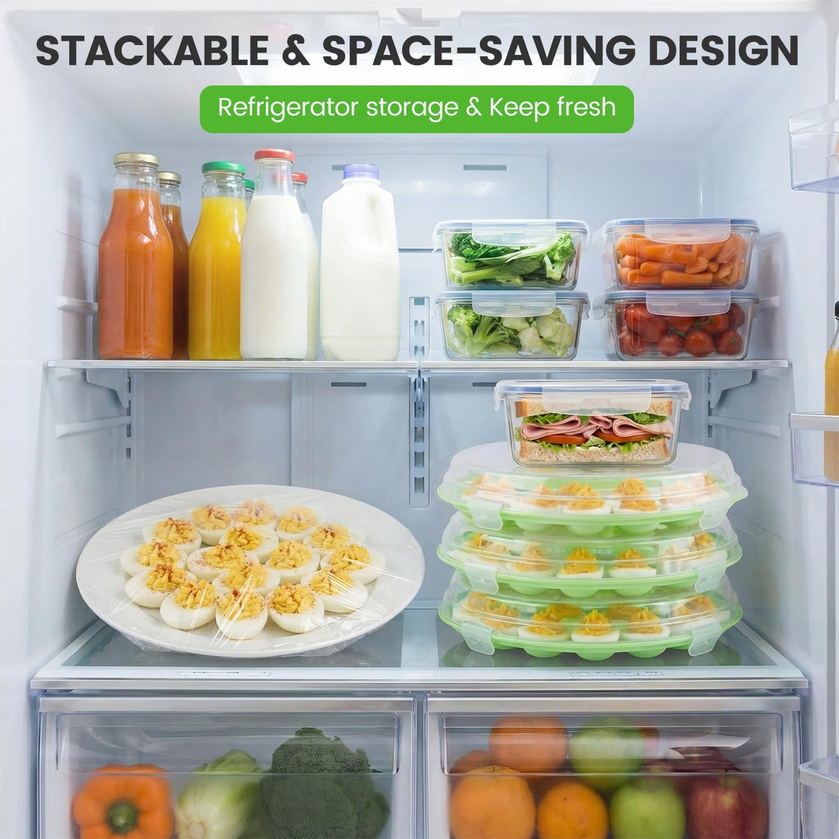 HANSGO 3-pack is BPA-free and durable for repeat entertaining use.