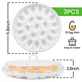 HANSGO 66-egg tray set shown for large gatherings