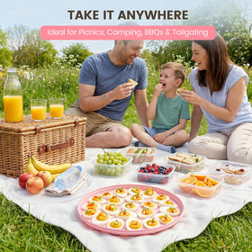 HANSGO pink color adds festive flair to picnics, parties, and potlucks.