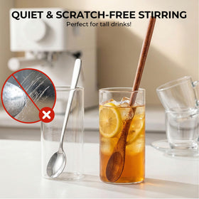 HANSGO silent stirring spoons prevent scratches and noise during use