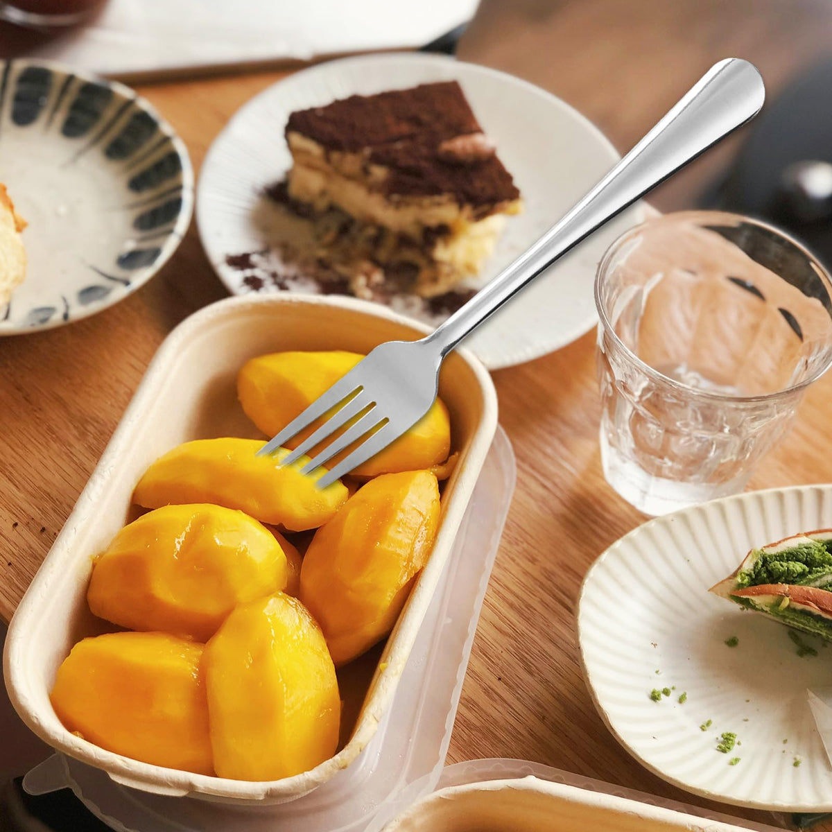 Hansmart Windsor camping flatware ideal for travel and outdoors.