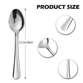 Hansmart Windsor dessert spoon ergonomic grip for comfortable dining and service.