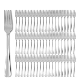 Hansmart Windsor dinner forks set in durable stainless steel for daily meals.