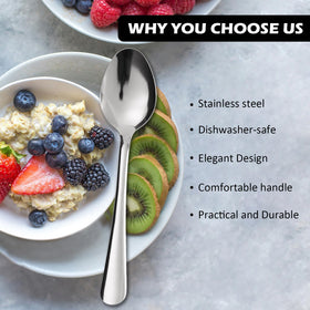 Hansmart Windsor stainless steel construction resists deformation and maintains shine.