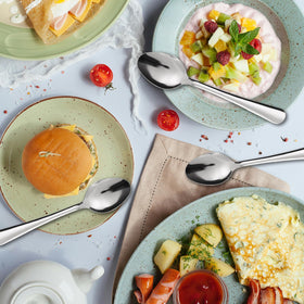 Hansmart Windsor teaspoon set dishwasher safe for easy cleaning.