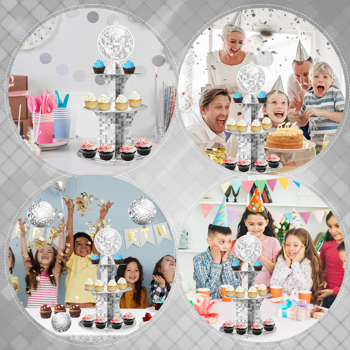 Haooryx lightweight cardboard stand: durable design for portable party displays.