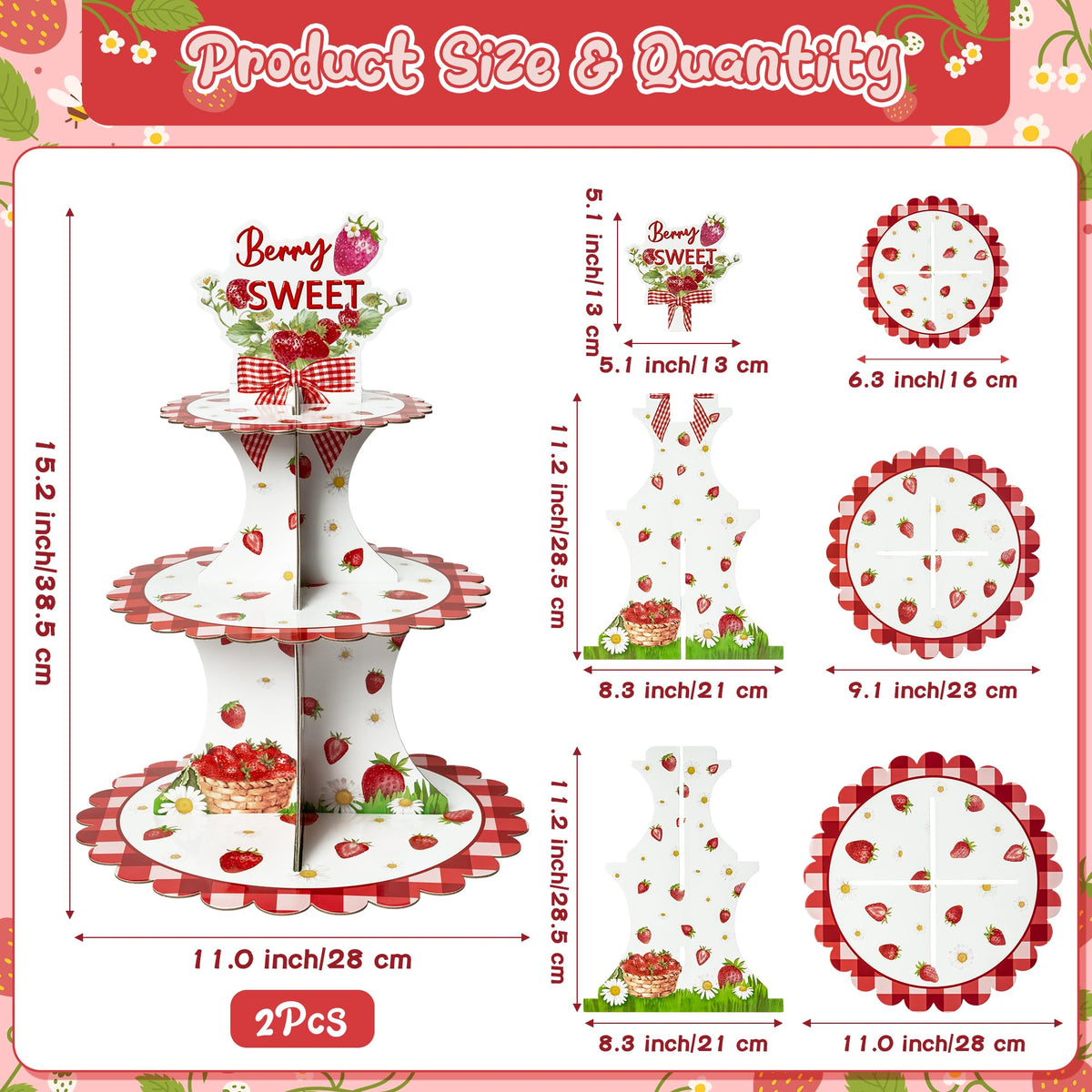 Haooryx plaid accents add vintage charm to treats and tables.