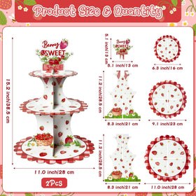Haooryx plaid accents add vintage charm to treats and tables.