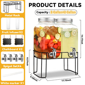 Haotao durable metal stand and spigot offer stable operation.