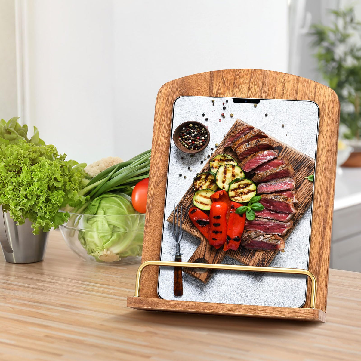 Haotao sturdy front bar prevents slips during cooking