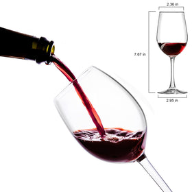 Haoxishui 10oz long-stem white wine glass optimized for enhanced aromas