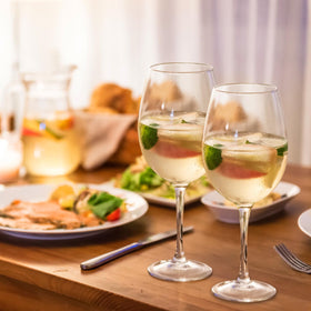 Haoxishui wide-bowl wine glass designed to swirl and release aromas