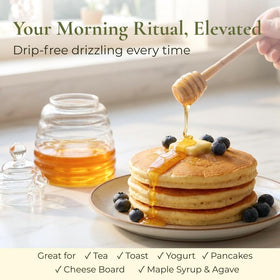 HAPPI STUDIO microwave-safe warming for crystallized honey.