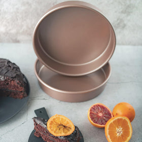 Carbon steel bakeware delivering even heat for consistent results.