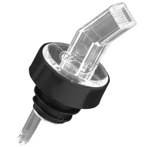Happy Hour Supplies square screen pourer in clear, for precise pours and reduced waste.