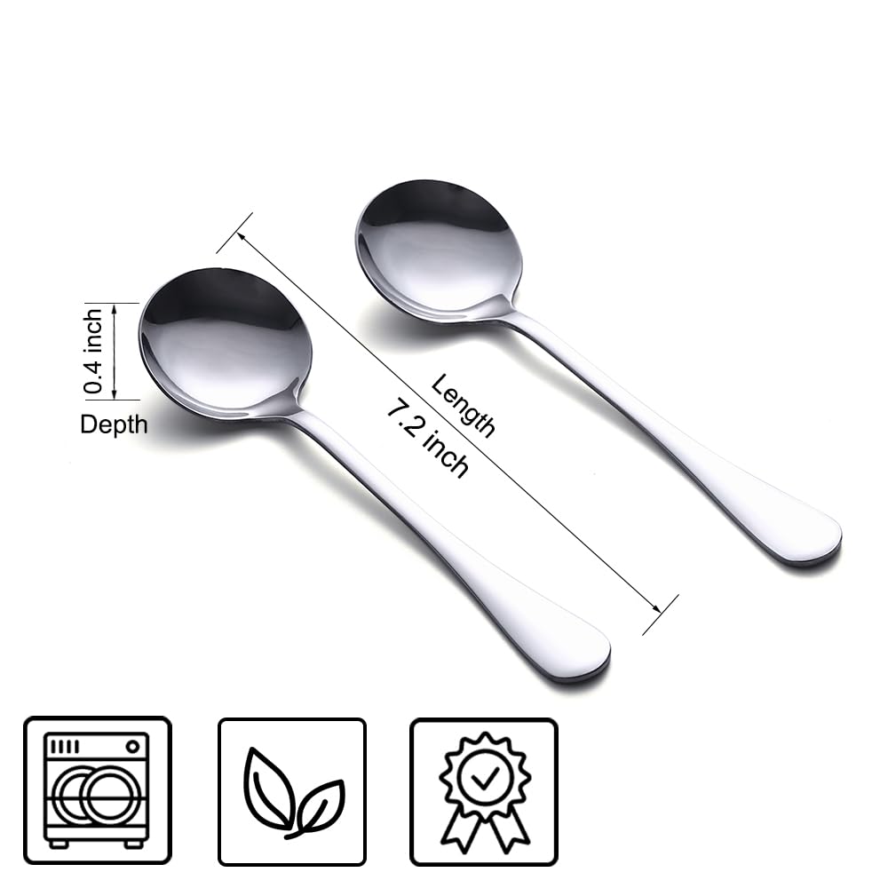 Happy Kit premium stainless steel spoons keep dining shine.