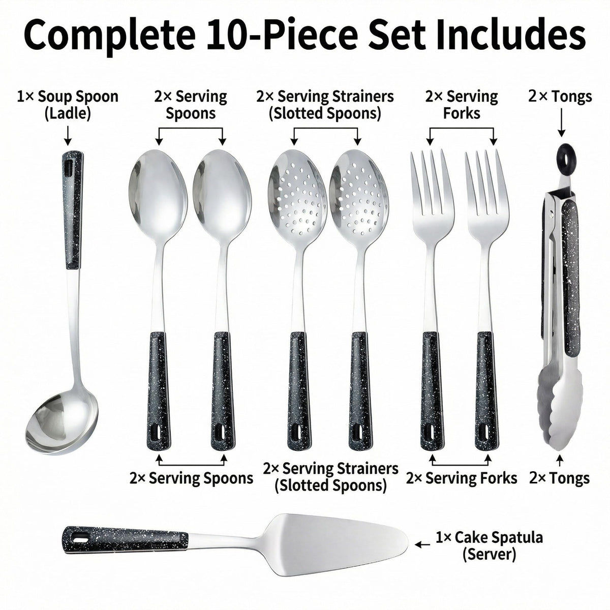 Happy Kit utensils feature hanging holes to save space.