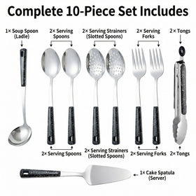Happy Kit utensils feature hanging holes to save space.